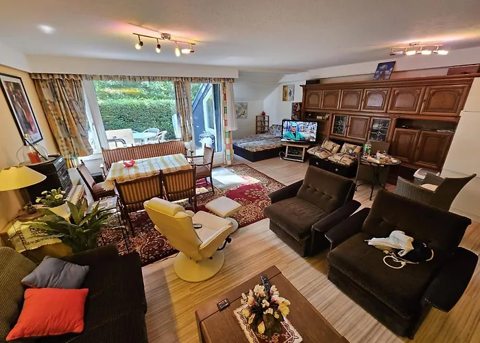 Winterberg Appartement 6 Pers am Skilift größten Skigebiets, ruhige Garten im Wald, gemütlichen Après-Ski-Cafés Restaurants zu Fuß erreichbar, Parkplatz, Schwimmbad, Sauna, Relaxraum, Buchbaren Massages Wellness Der Brabander, Darts Tischtennis-Fußba * Winterberg