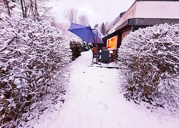 아파트 6 Pers Aan Skilift Grootste Skigebied Nabij Bikepark Unieke Locatie Met Zeer Rustige Tuin In Het Bos En Het Gezellige Centrum Leuke Cafes Restaurants En Gratis Zwembad Sauna Relax Speelruimte Parkeerplaats Naast Der Brabander